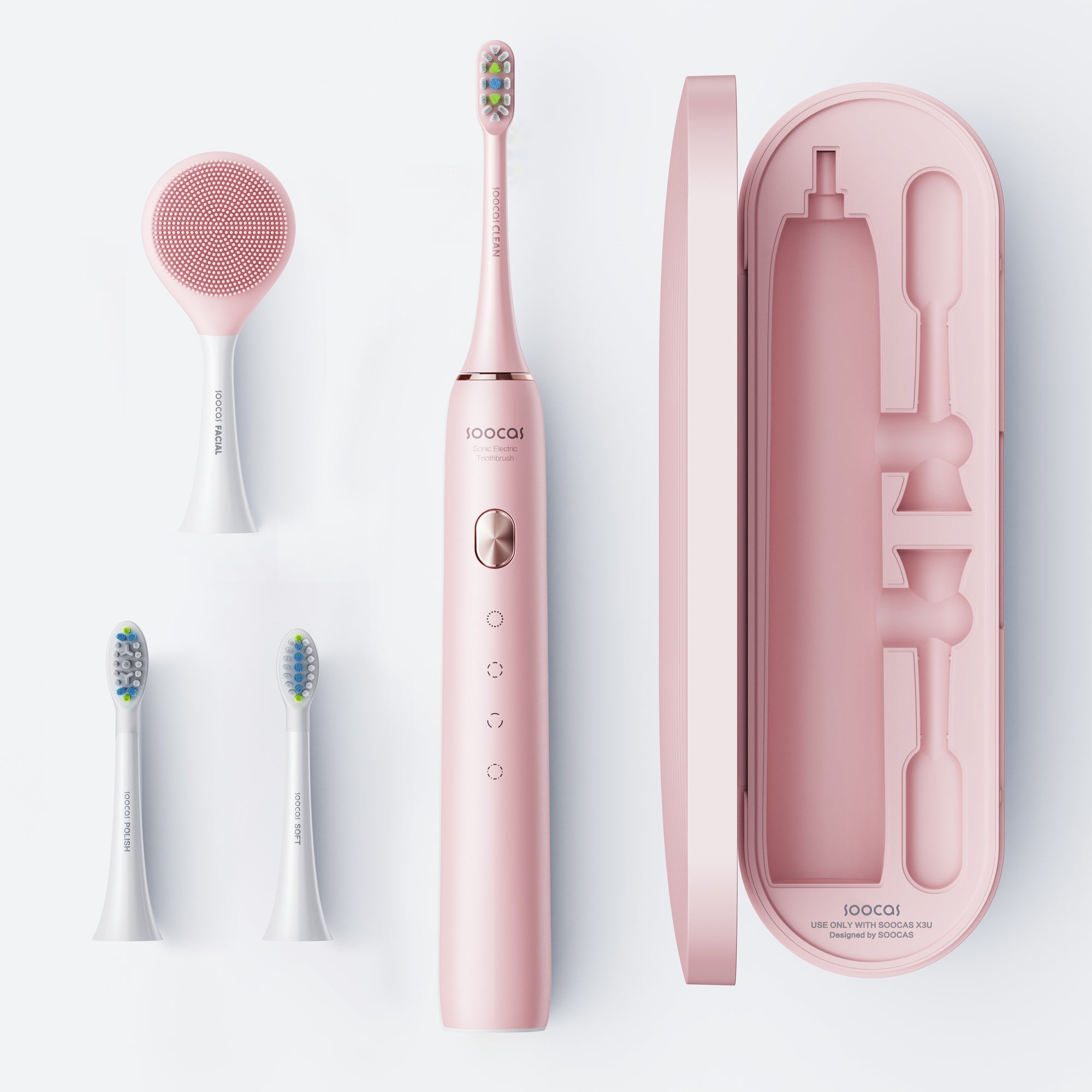 Soocas X3U Pink Sonic Toothbrush
